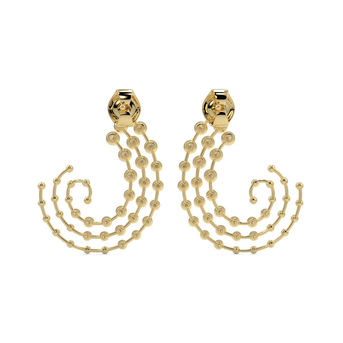 Dotted Curve Earring
