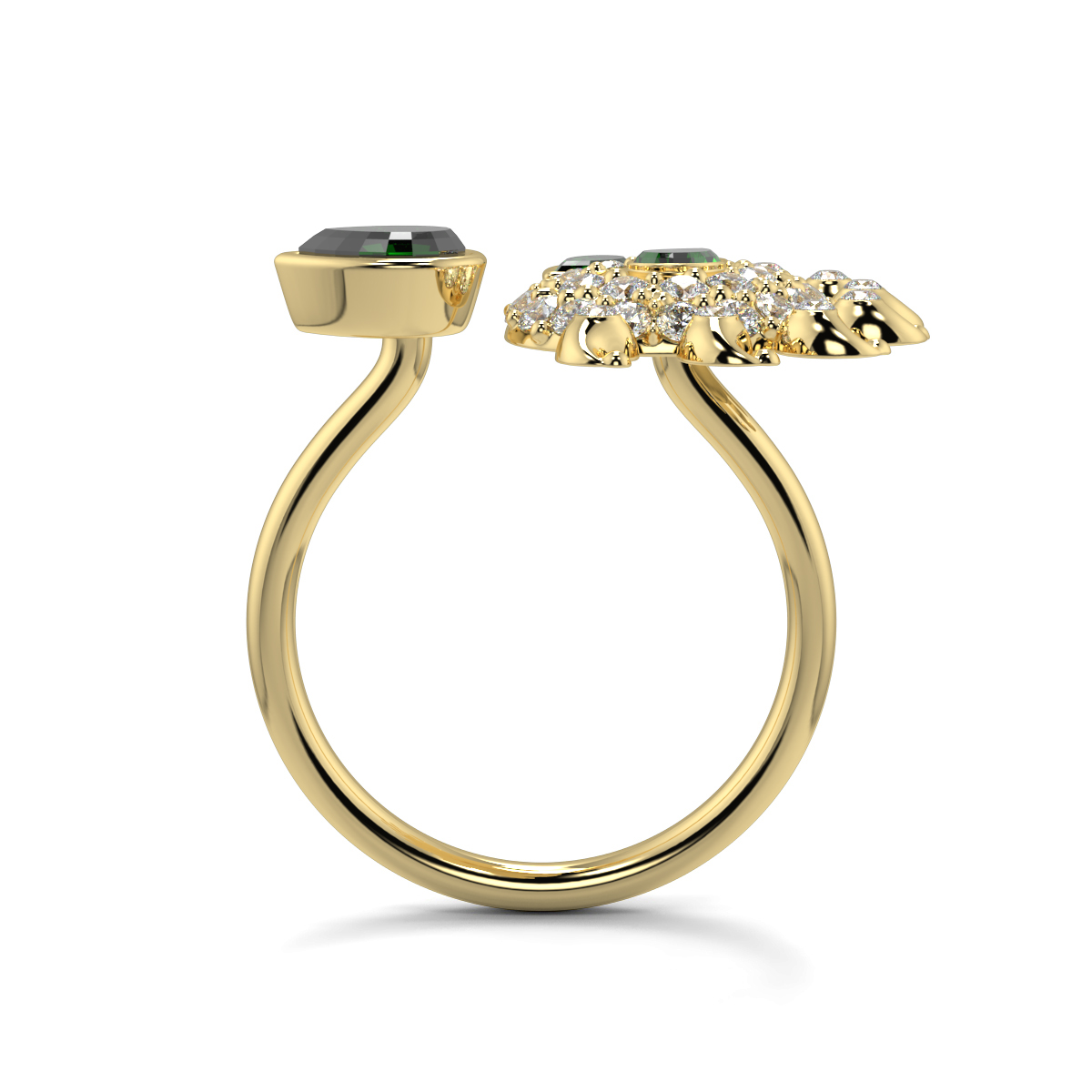 Green Paisley Ring