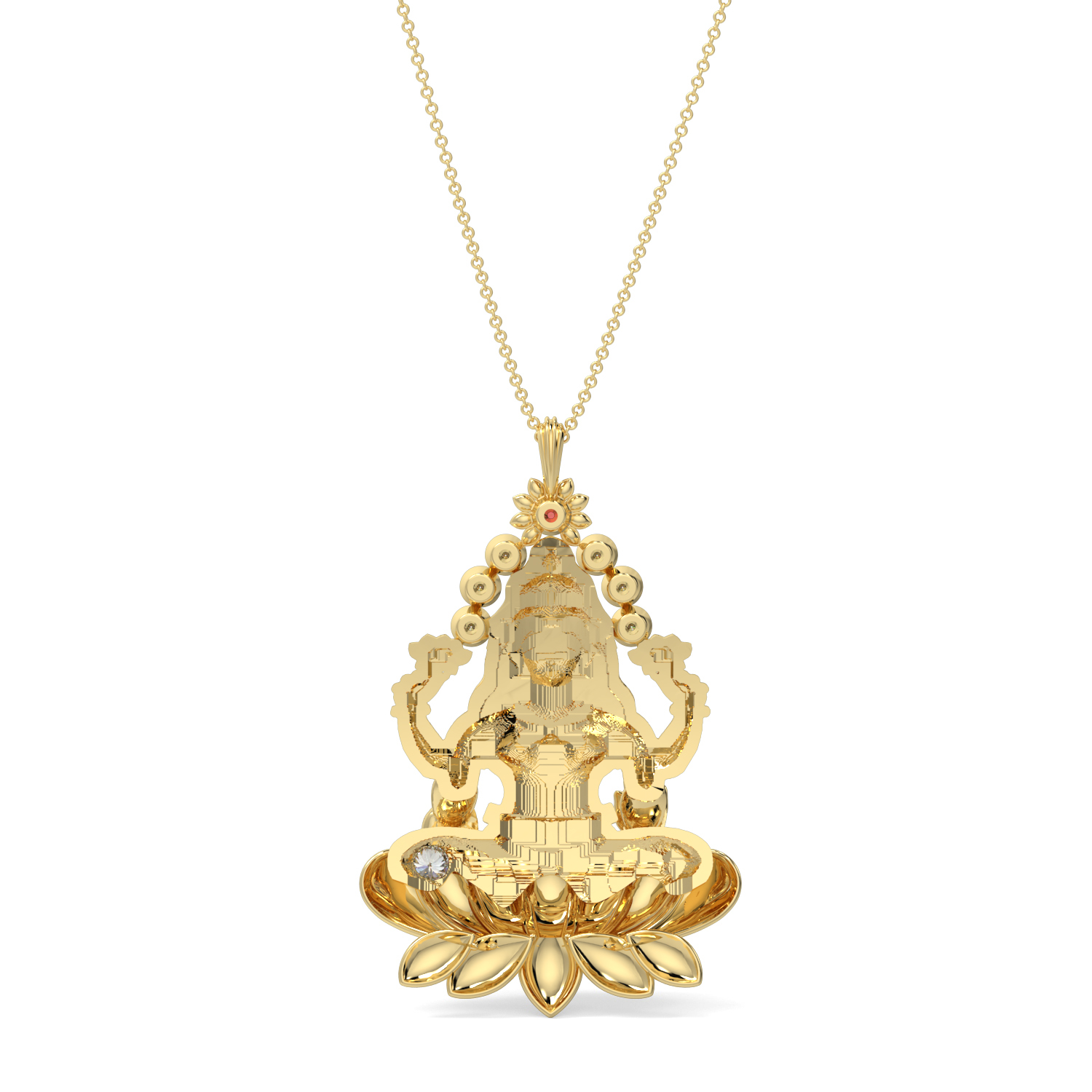 Mahalakshmi Diamond Pendant