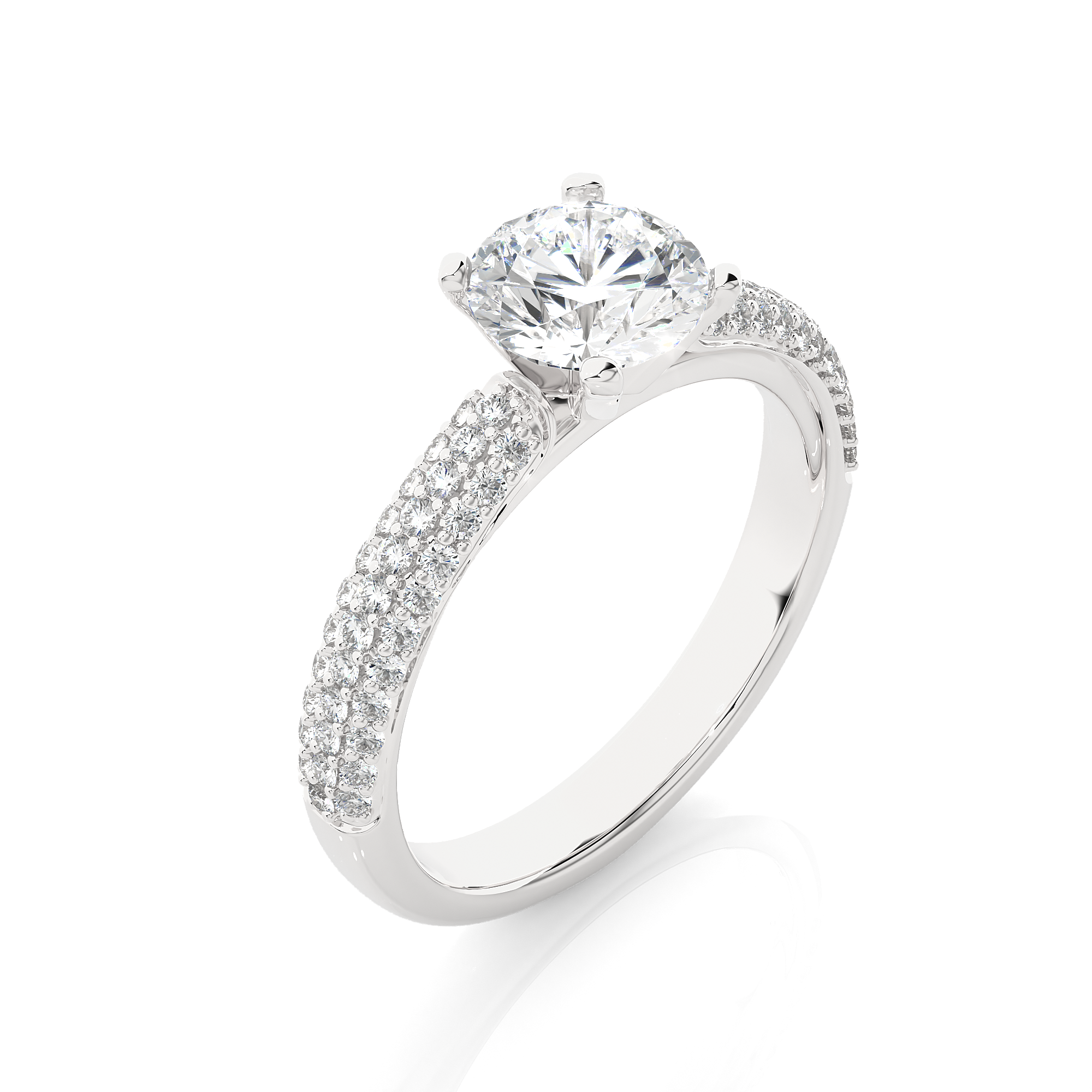 Merida Ring - Solitaire Diamond Ring