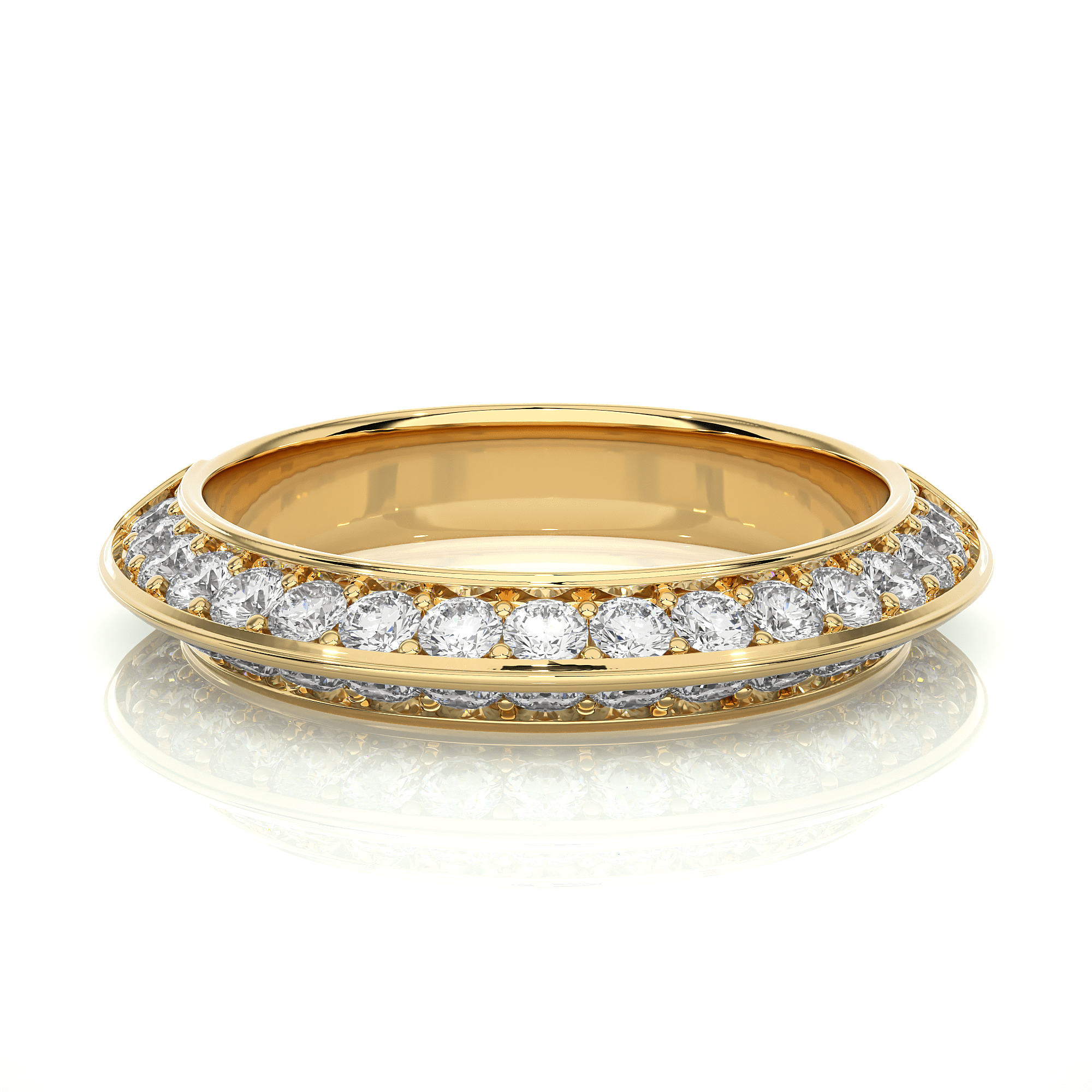 Tilt Diamond Ring
