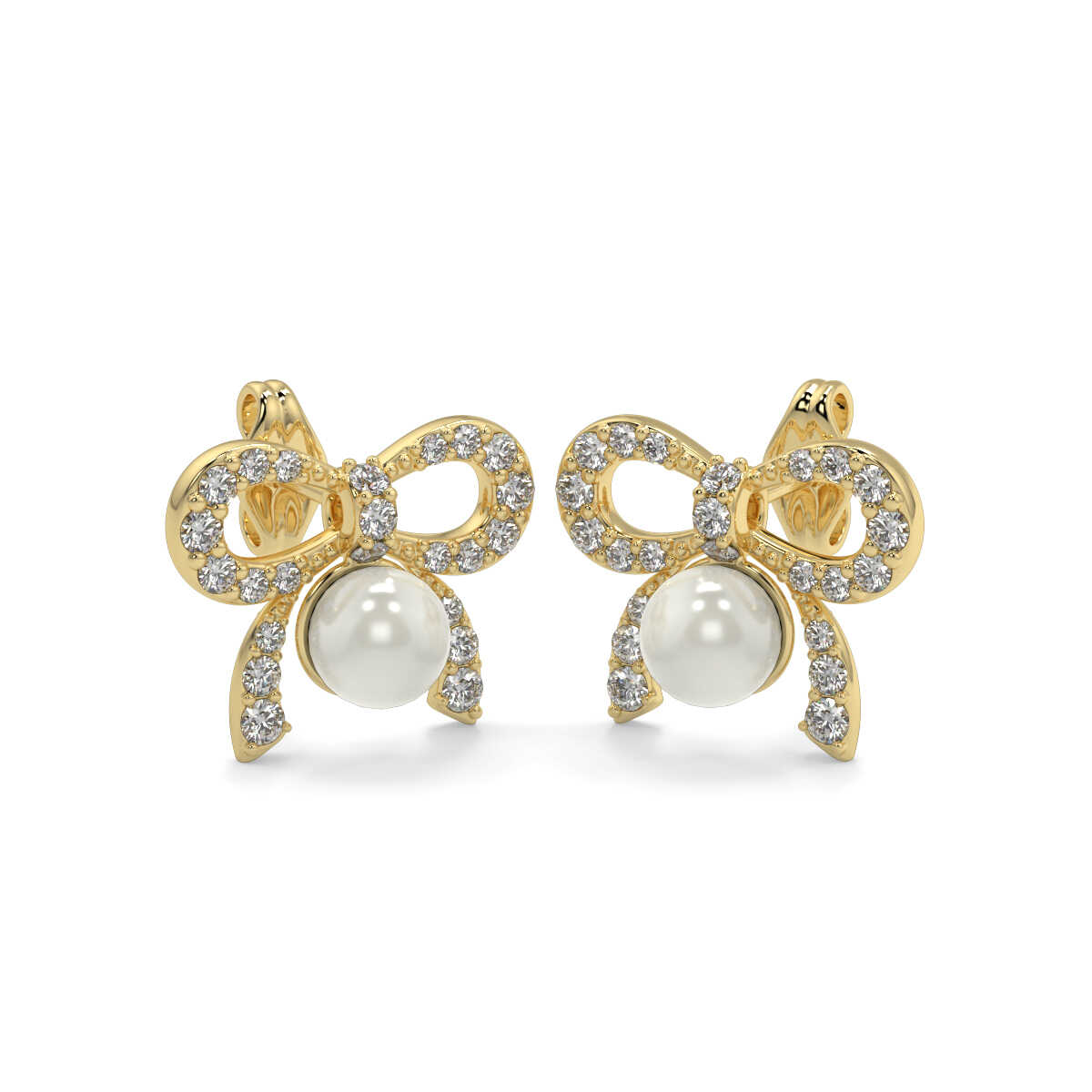 Pearly Knot Studs
