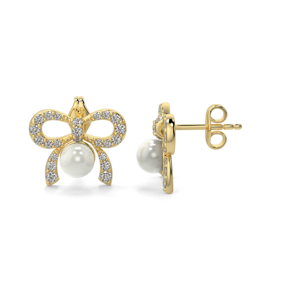 Pearly Knot Studs

